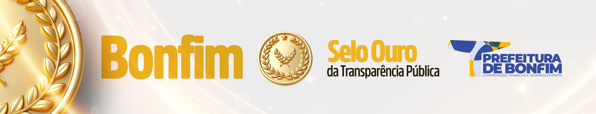 Bonfim recebe selo ouro na avaliação do Radar da transparência 2024